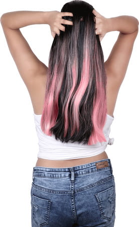 Streak Street Flamingo Pink Ombre Hair Extensions