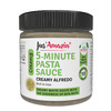 Jus Amazin 5-Minute Pasta Sauce -Creamy Alfredo -200G|Clean Nutrition|85% Nuts -Cashewnuts & Almonds