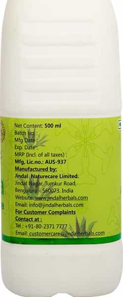 Jindal Herbals Aloe Vera Health Juice Bottle Of 500 Ml