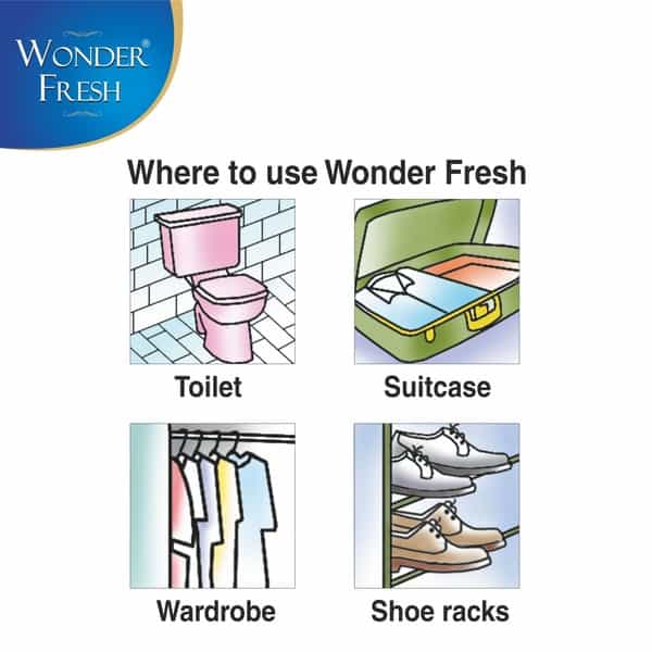 Wonder Fresh Air Freshener Rose 100Gm