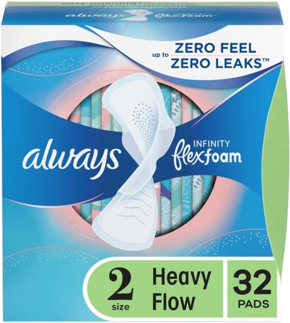 Always Infinity Pads Heavy Flow 32 Ct.