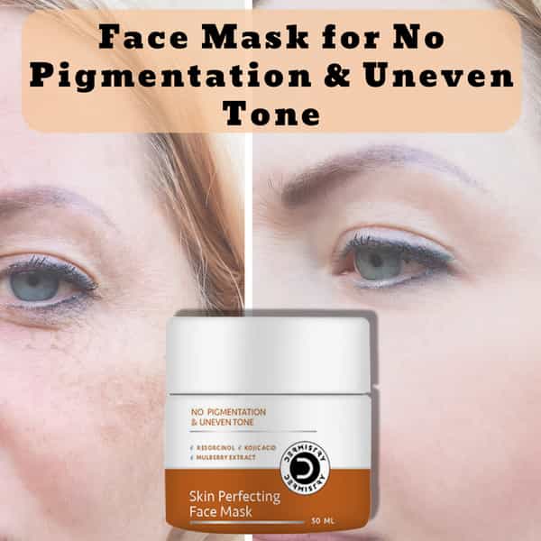 Dermistry Pigmentation Dark Spot Dull Uneven Tone Tan Removal Lightening Face Wash & Fairness Mask