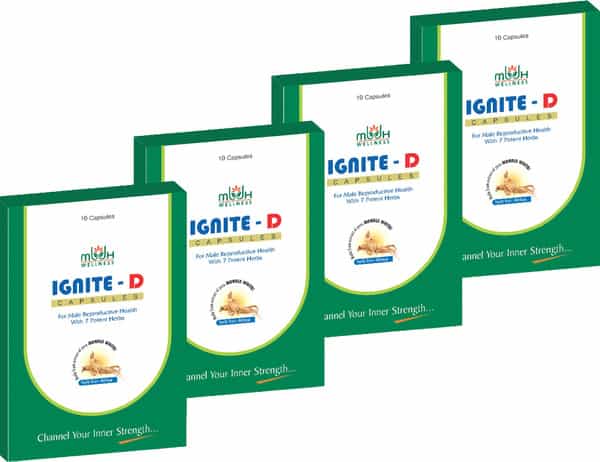 Mbdhwellness Ignite-D-Ayurvedic Capsules For Power Stamina-African Mondia Whitei (Pack Of 10)