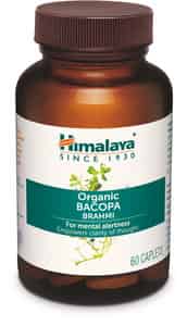 Himalaya Organic Bacopa | Brahmi | For Mental Alertness | Caplets | 60 No's
