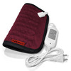 Addmax Electric Heating Pad Orthopaedic Heating Belt For Back Waist Stomach Pain Relief - Wine