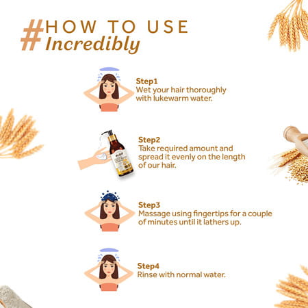 Atulya Keratin & Wheat Protein Shampoo 300 Ml