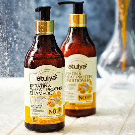 Atulya Keratin & Wheat Protein Shampoo 300 Ml