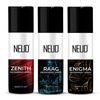 Neud Perfumed Body Sprays For Men Pack Of 3 (50 Ml Each)
