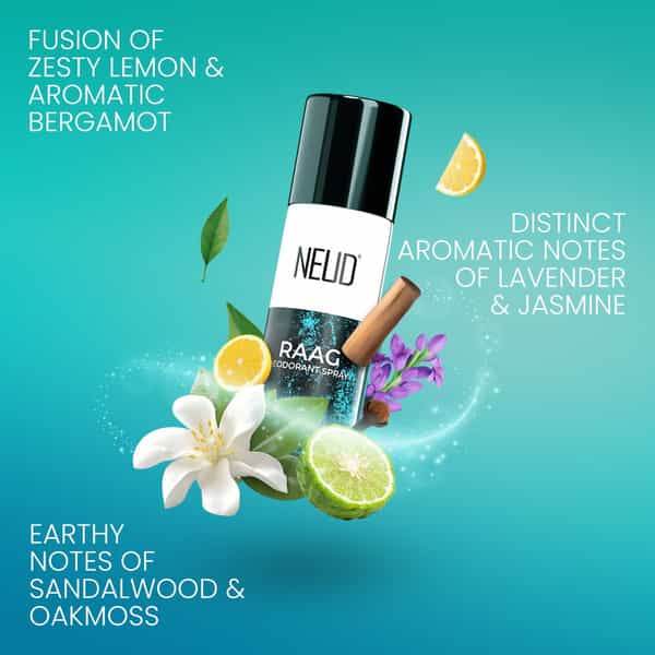 Neud Perfumed Body Sprays For Men Pack Of 3 (50 Ml Each)