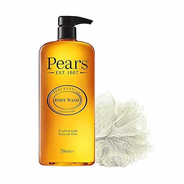 Pears Pure & Gentle Original Body Wash With Glycerin | Soap Free | Imported | 750 Ml (Free Loofah)