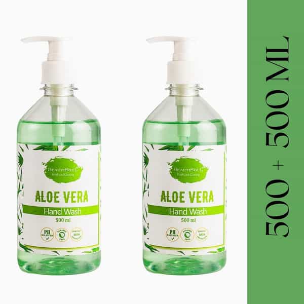 Beautisoul Aloe Vera Handwash With Pure Aloe Vera And Glycerin| (Pack Of 2) (500 Ml X 2)