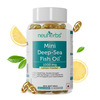 Neuherbs Mini Deep Sea Fish Oil - Omega 3 1000 Mg Epa & Dha With Vitamin D3 & E - 90 Capsules
