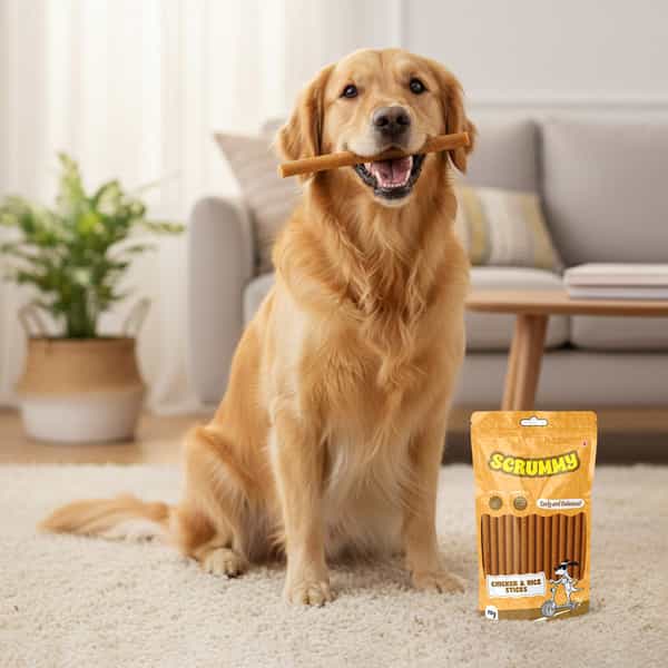 Scrummy Chicken & Rice Sticks Dog Treats | 70 G