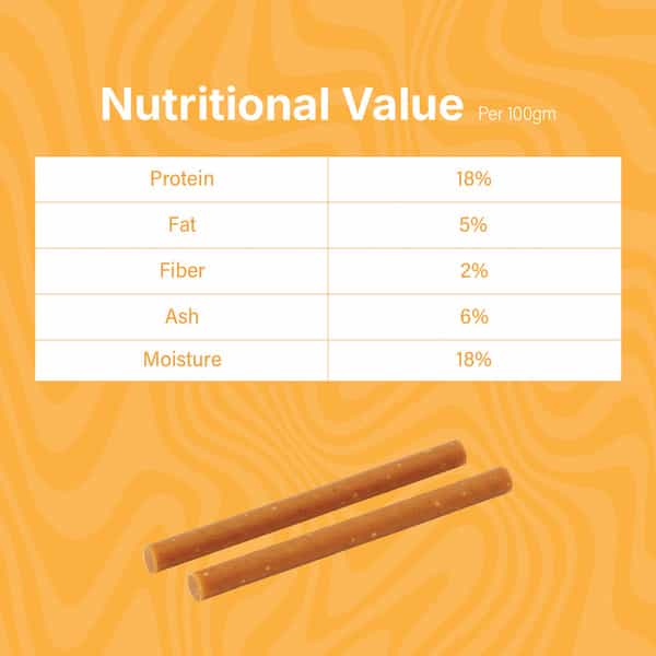 Scrummy Chicken & Rice Sticks Dog Treats | 70 G