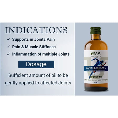 Uma Ayurveda Sandhisakha Oil Ayurvedic Oil 50 Ml