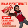 Superyou Chocolate Protein Wafer Bars (Pack Of 10)|10G Protein | 3G Fiber | No Added Sugar