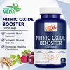 Fitness Veda Extra Strength Nitric Oxide Supplement L Arginine 3X Strength - Citrulline Malate