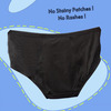 Lemme Be Period Panties For Women|Reusable Period Underwear 120 Ml Capacity (Large | Black)