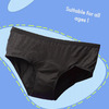 Lemme Be Period Panties For Women|Reusable Period Underwear 120 Ml Capacity (Large | Black)