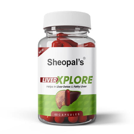 Sheopal'S Liver Xplore For Liver Detox Ayurvedic Supplement For Fatty Liver- 60 Capsules