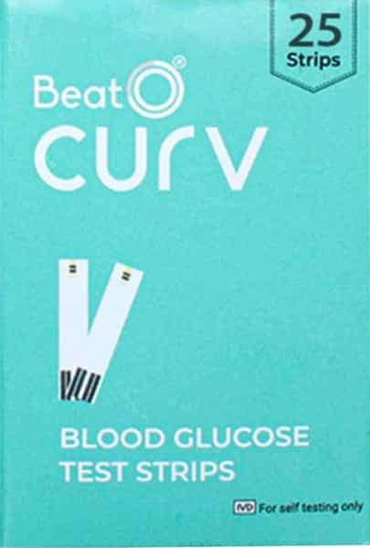 Beato Curv - Blood Glucose 25 Test Strips