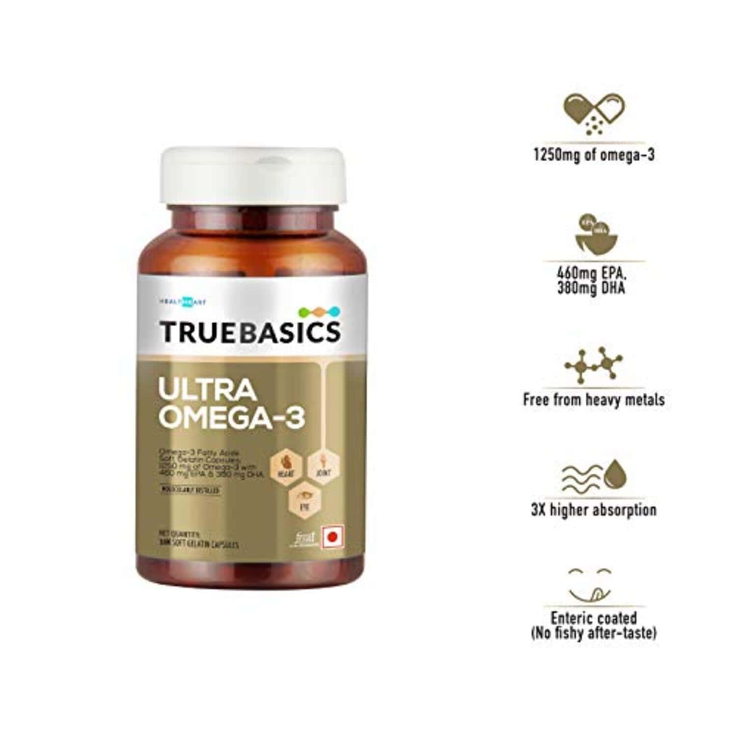 Buy TRUEBASICS MULTIVIT MEN WITH ULTRA OMEGA 3, 2 PIECE(S)/PACK