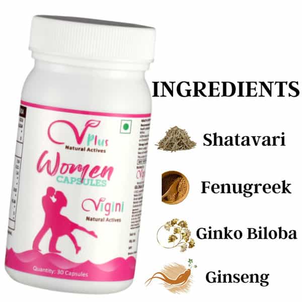 Vigini Hot Intimate Lubricant Massage Gel 100Ml + Power Testosterone Performance Booster 30 Caps