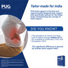 Pug Back Support Ergonomically Designed For The Indian Body Structure Pack Of 1