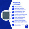 Pug Back Support Ergonomically Designed For The Indian Body Structure Pack Of 1