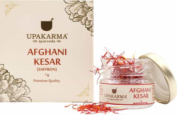 Upakarma Pure Natural And Finest A++ Grade Afghani Kesar / Saffron Threads -1Gm