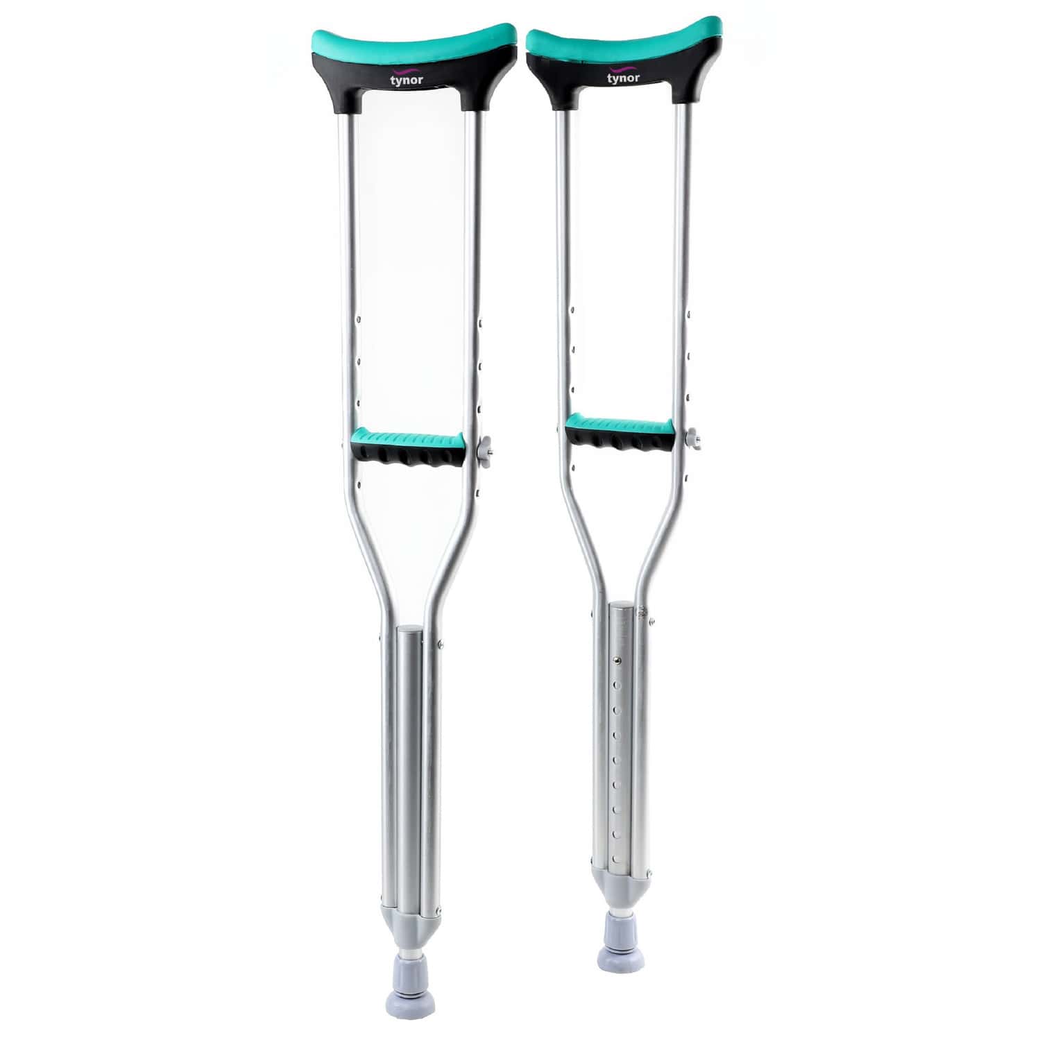 Tynor Auxiliary Crutch Silver Small Pack Of 2