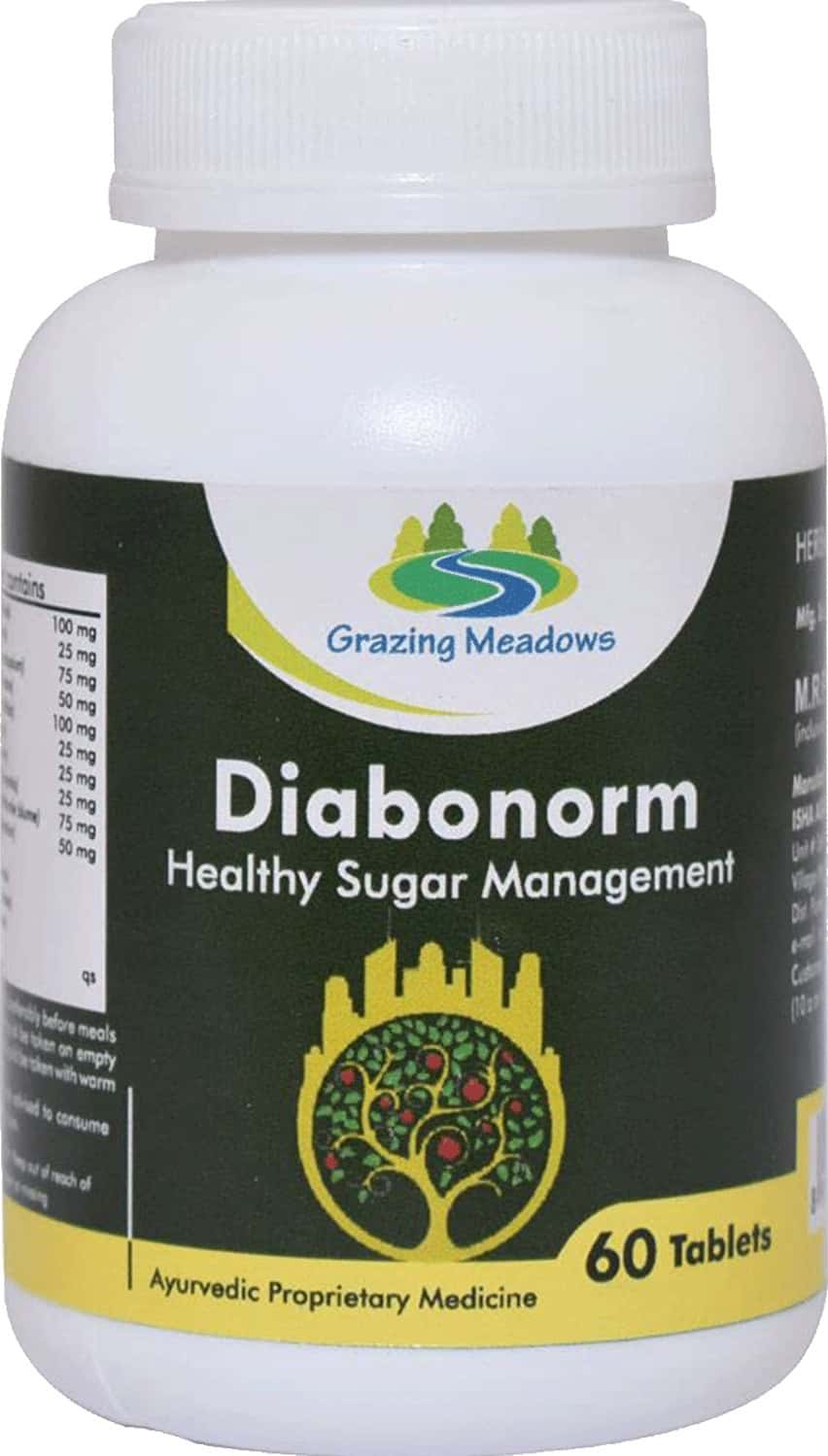 Grazing Meadows Diabonorm 60 Tablets For Healthy Sugar Management (Pack Of 2)