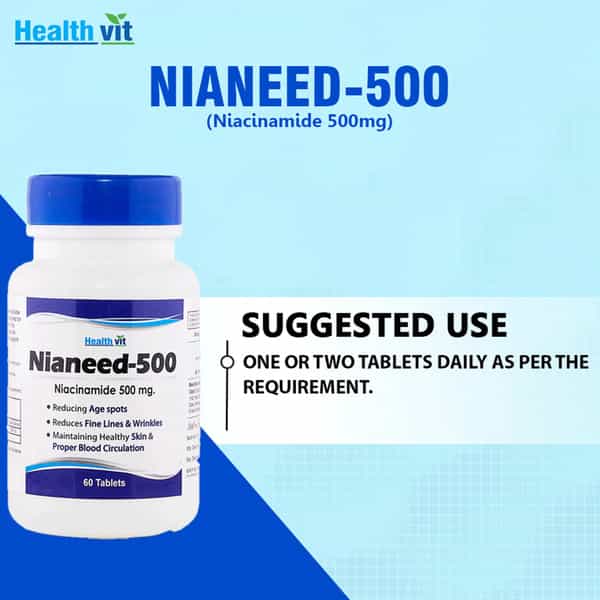 Healthvit Nianeed 500 Niacinamide 500Mg 60 Tablets