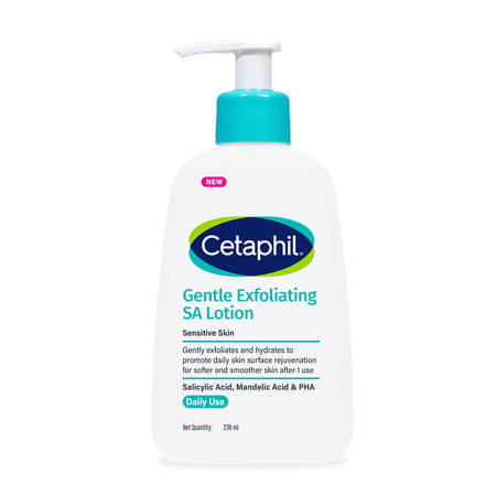 Cetaphil Gentle Exfloliating Sa Lotion For Sensitive Skin 236 Ml