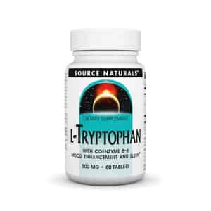 Source Naturals L-tryptophan With Coenzyme B-6 500mg - 60 Tablets