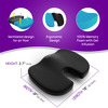 Frido Ultimate Coccyx Seat Cushion With Cooling Effect & Memory Foam, Orthopedic Design, Above 80Kg