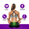 Frido Ultimate Coccyx Seat Cushion With Cooling Effect & Memory Foam, Orthopedic Design, Above 80Kg