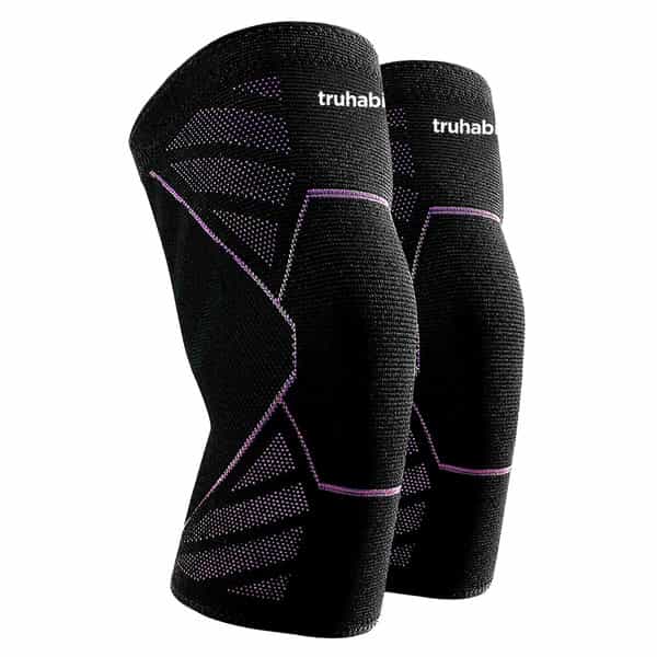 Truhabit Knee Caps For Women (L) Knee Support For Gym Squats | Pain Relief | Sports Workout