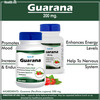 Healthvit Guarana 200 Mg 60 Capsules