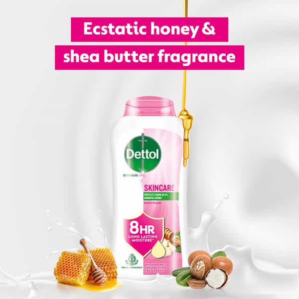 Dettol Skincare Body Wash And Shower Gel Bottle For Women And Men | 250Ml