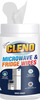 Cleno Microwave & Fridge Wet Wipes Removes Food & Grime Buildup 50 Wipes