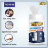 Cleno Microwave & Fridge Wet Wipes Removes Food & Grime Buildup 50 Wipes