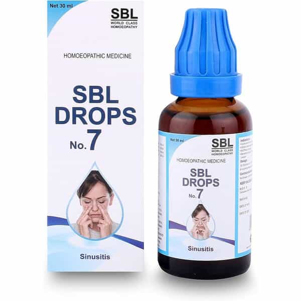 Sbl Drops No. 7 (For Sinusitis) 30 Ml Pack Of 2