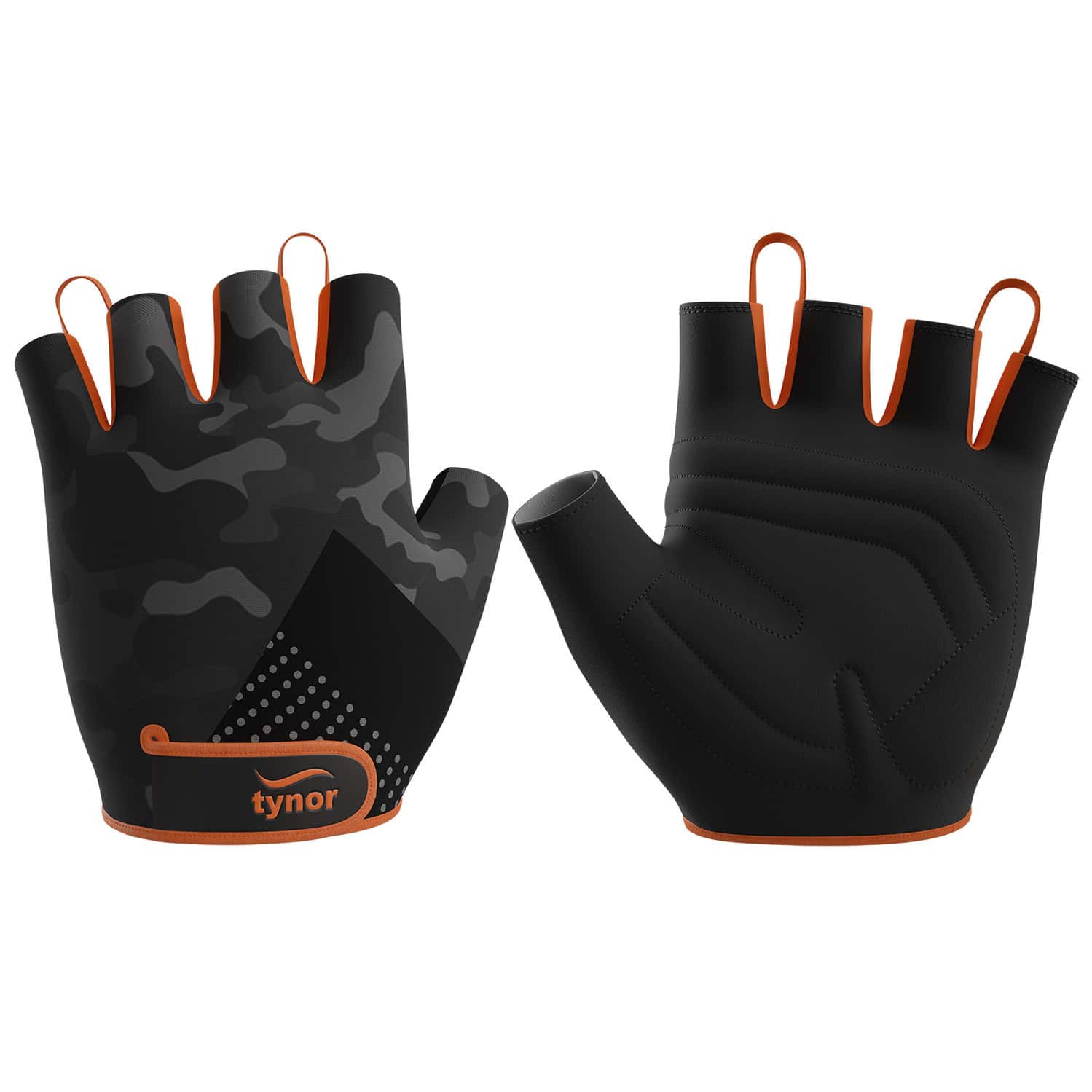 Tynorgrip Gym Gloves Black Large 1 Pair