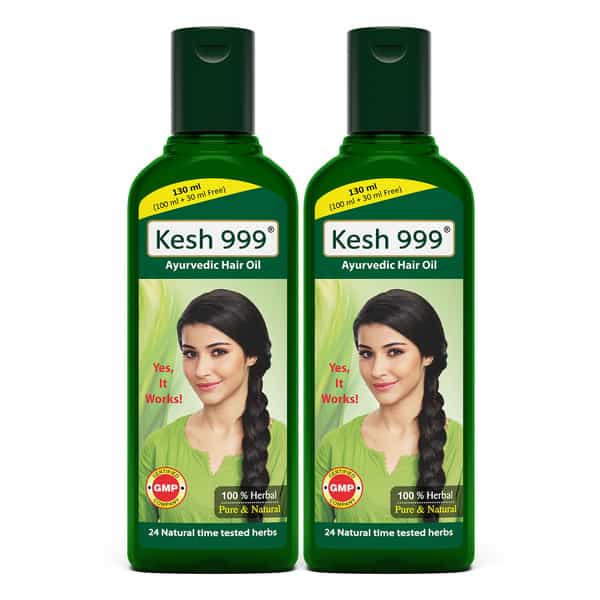 Kesh-999 Oil 130Ml Pack Of 2