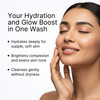Glutone-Hydra Face Wash 1% Hyaluronic Acid & Dermawhite Cleanser For Dry Skin 100Ml (Pack Of 3)