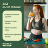 Nutrabud Organics Sea Buckthorn Powder | Natural Omega 3 | 6 | 7 | 9 & Antioxidants | 100G