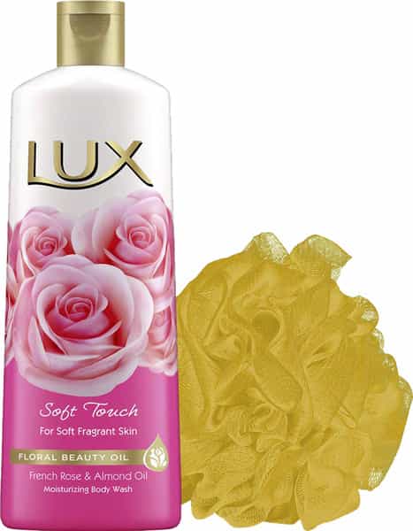 Lux Soft Touch Body Wash With French Rose And Almond Oil - 235Ml