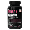 Bon Omega 3 Fish Oil For Women 1250 Mg 3X Triple Strength With Vitamin D3 K2 - 90 Softgels