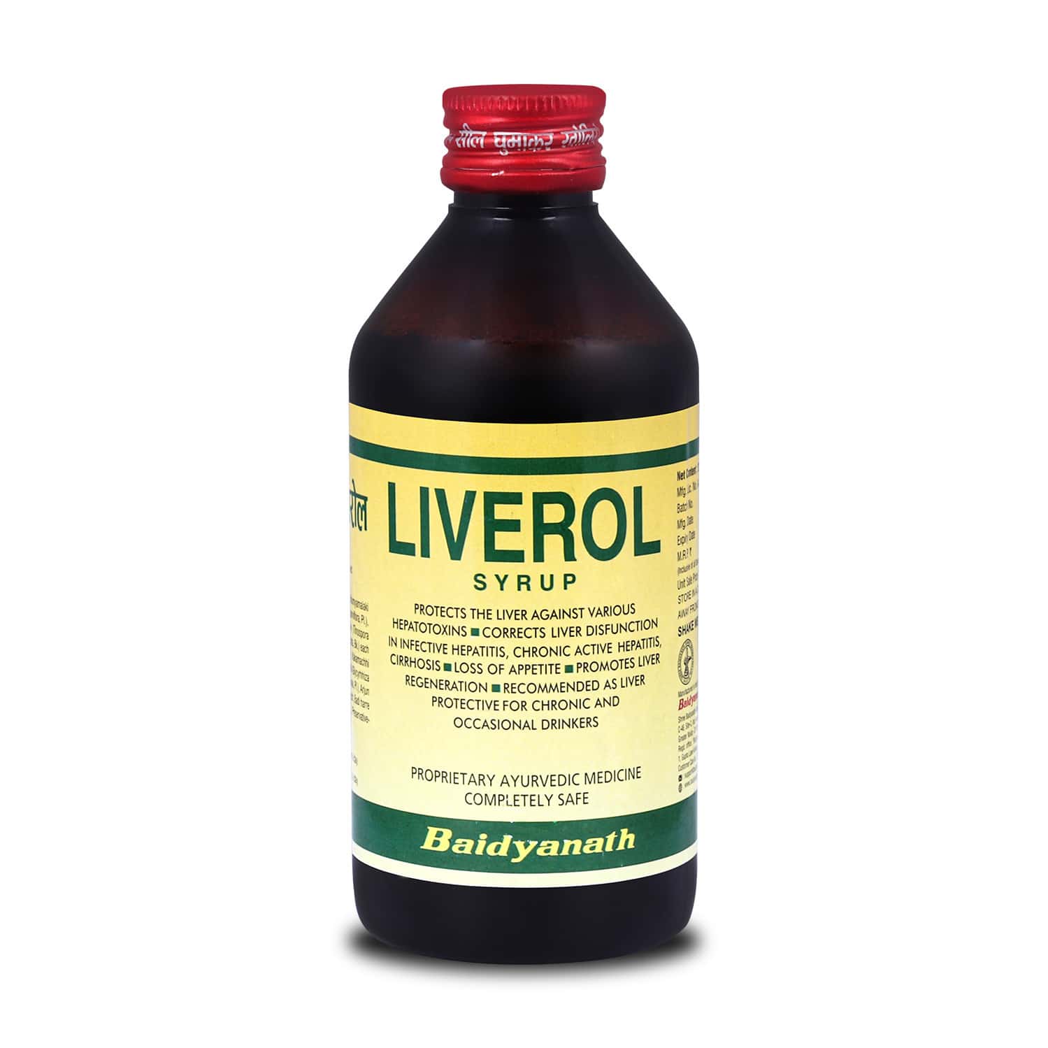 Baidyanath Liverol Syrup | For Comprehensive Liver Care - 200ml